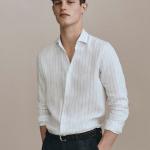 WHITE LINEN SHIRT