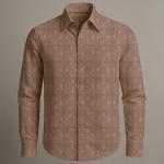 TEXTURED CHECKS COTTON SHIRT