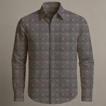 TEXTURED  CHECKS COTTON SHIRT