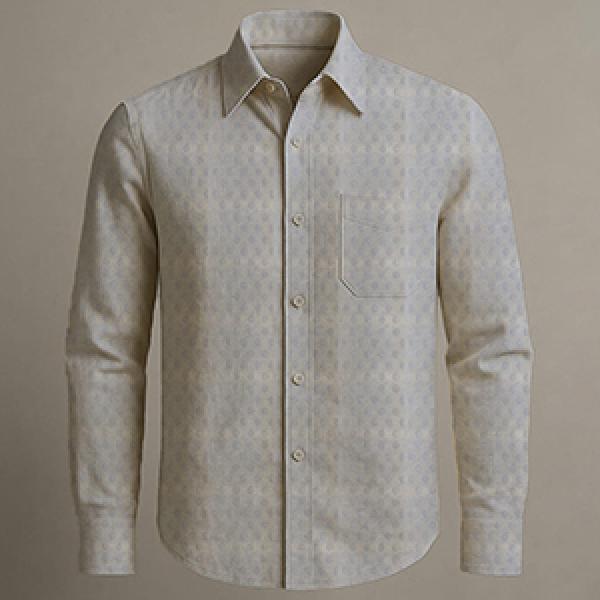 TEXTURED COTTON SHIRT