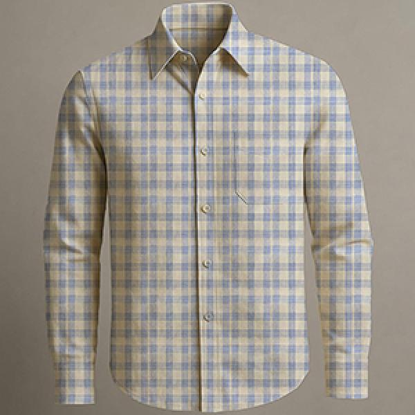 Men's Cotton Checks Full Sleeve Shirt
